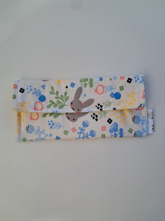 Porta snack - conejito gris