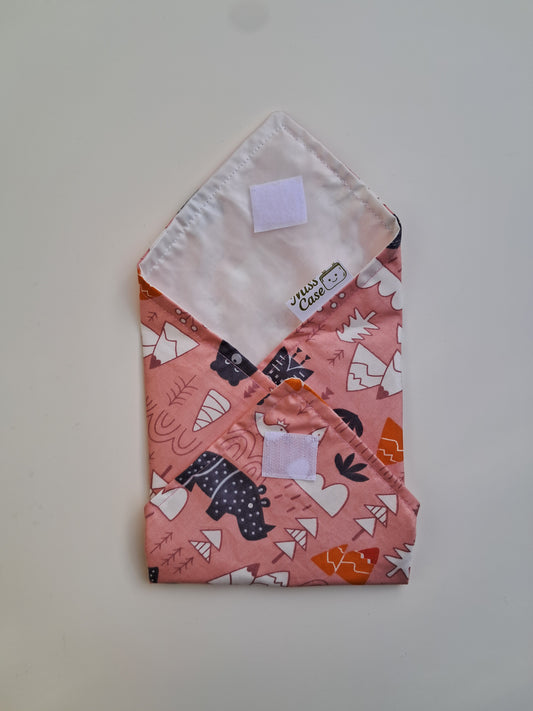 Porta snack sandwich - Diseño animales rosa