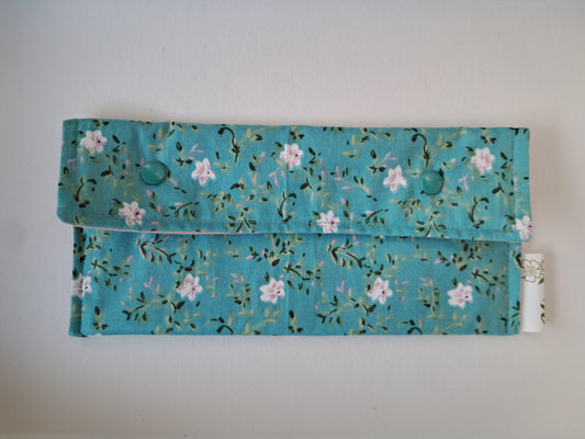 Porta snack - floral verde